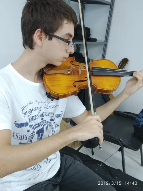 Audio de violino - maro de 2019