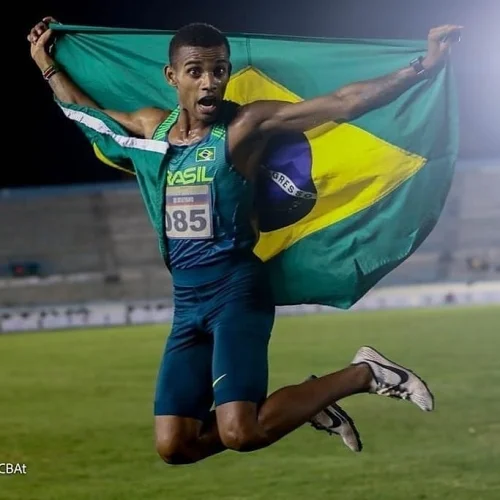 Daniel Nascimento  campeo sul-americano dos 10.000 metros