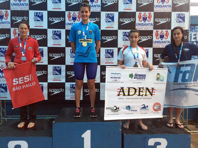 Atleta da ABDA de Natao garante ouro no Campeonato Paulista Junior e Snior de Vero