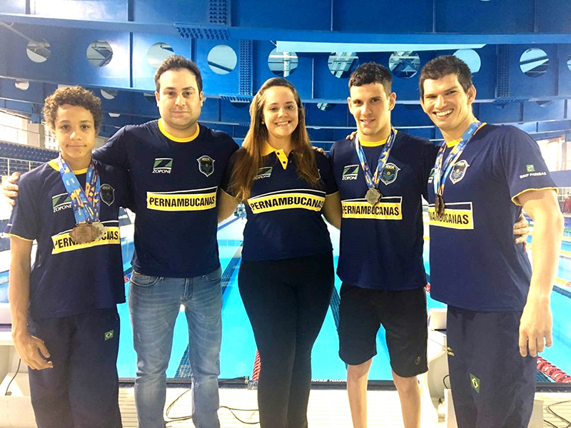 Natação paralímpica da ABDA conquista 10 medalhas no Circuito Nacional Loterias Caixa