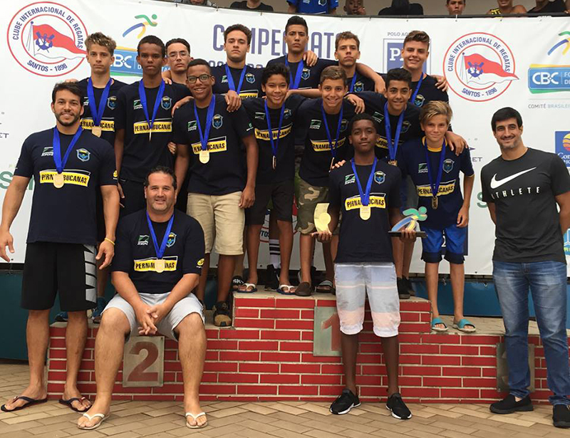 ABDA  campe brasileira sub-15 masculino de polo aqutico