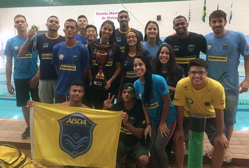 Equipe de natao da ABDA conquista a 3 colocao geral nos Jogos Abertos do Interior