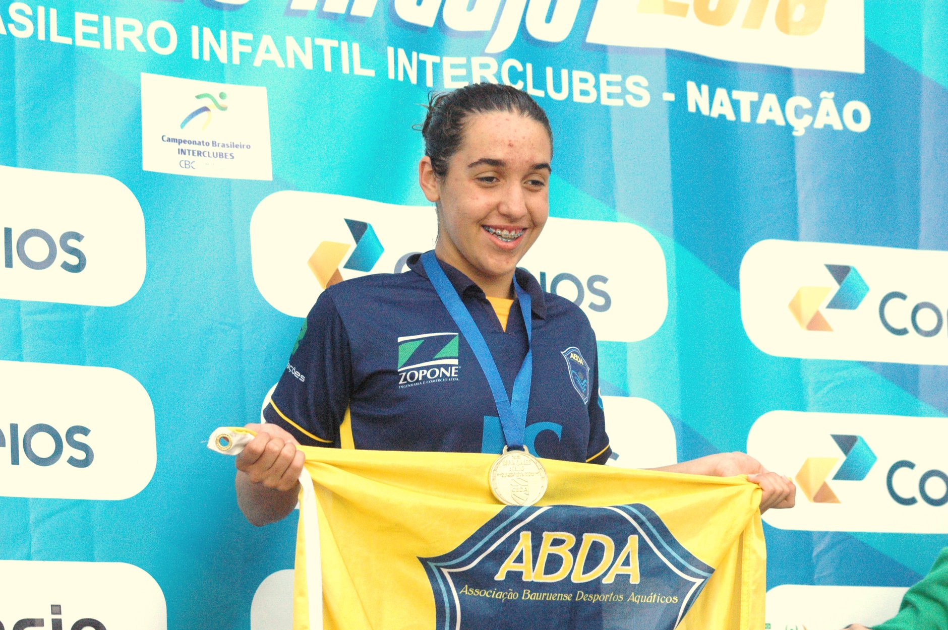 Atleta da ABDA fatura trs ouros no Brasileiro Infantil Interclubes