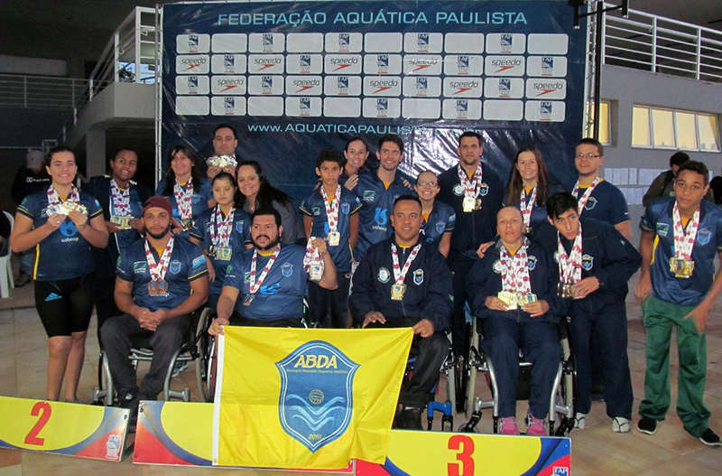 ABDA comemora bicampeonato paulista no Trofu Daniel Dias