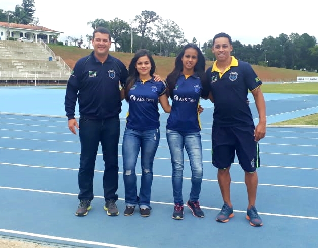 Atletas e tcnico da ABDA participam de treinamento no Centro Nacional de Atletismo