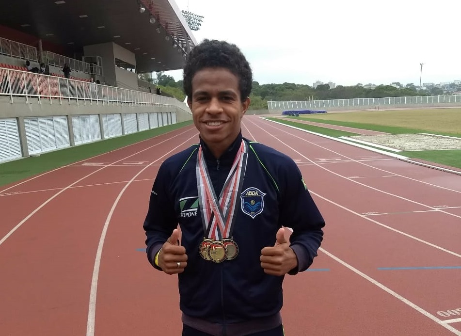 Atleta da ABDA participa pela primeira vez das Paralmpicas Escolares