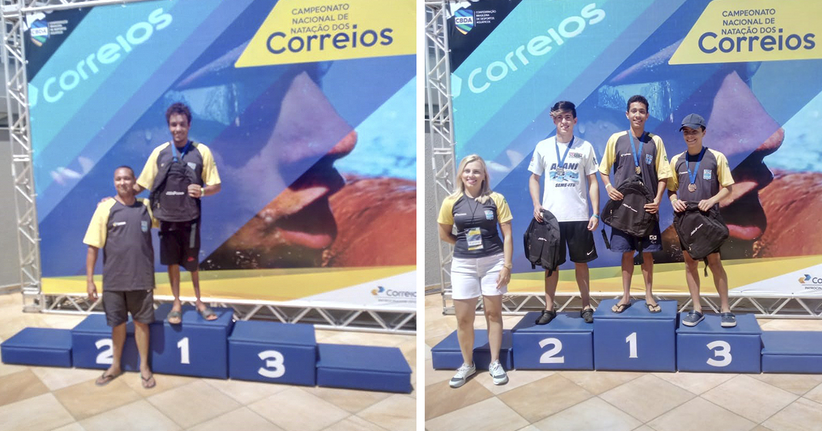 ABDA fatura dois ouros no Campeonato Nacional de Natao dos Correios