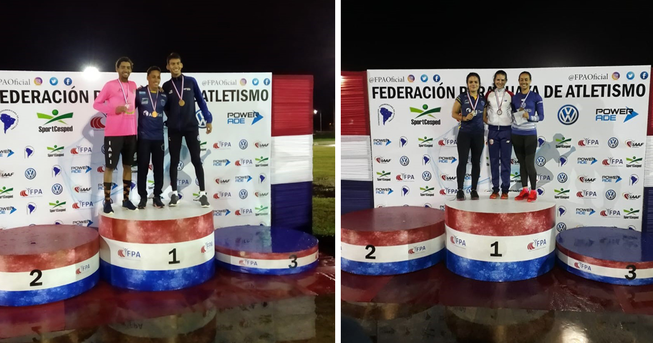 ABDA  ouro e prata no Grand Prix Paraguai de atletismo