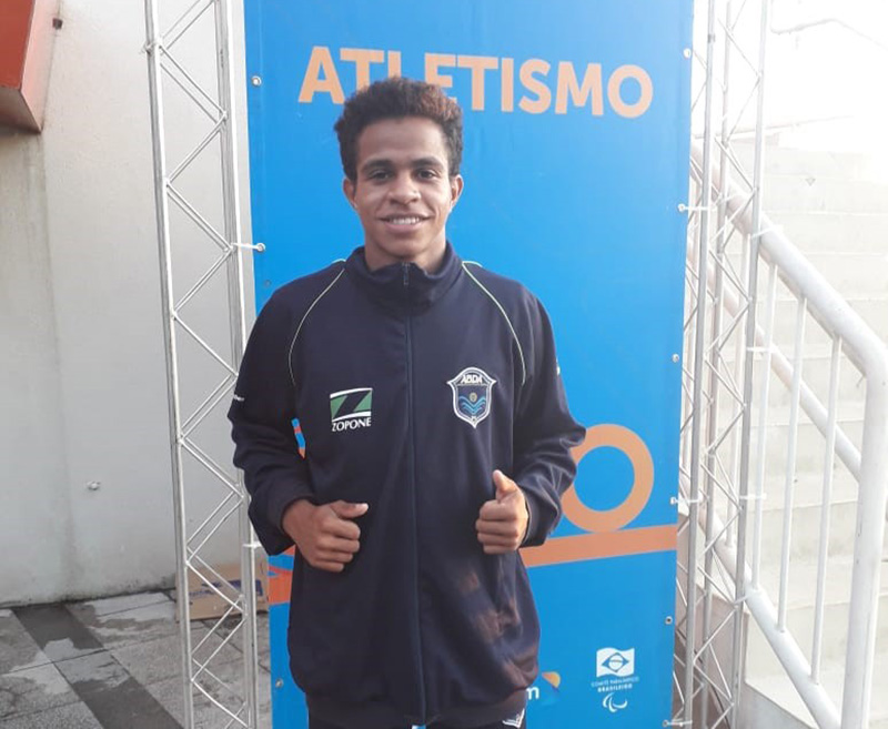 Atleta paralmpico participa do Circuito Brasil Loterias Caixa de atletismo