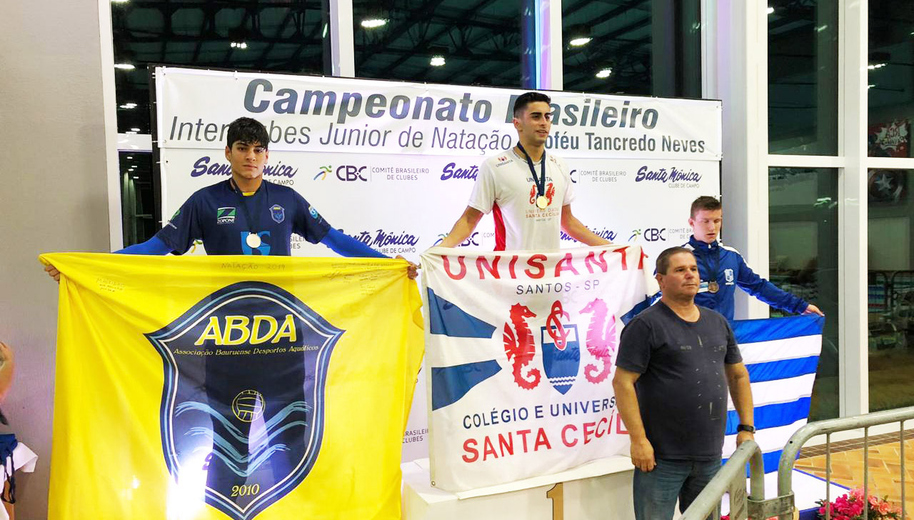 Atleta da ABDA  vice-campeo brasileiro dos 100m livre