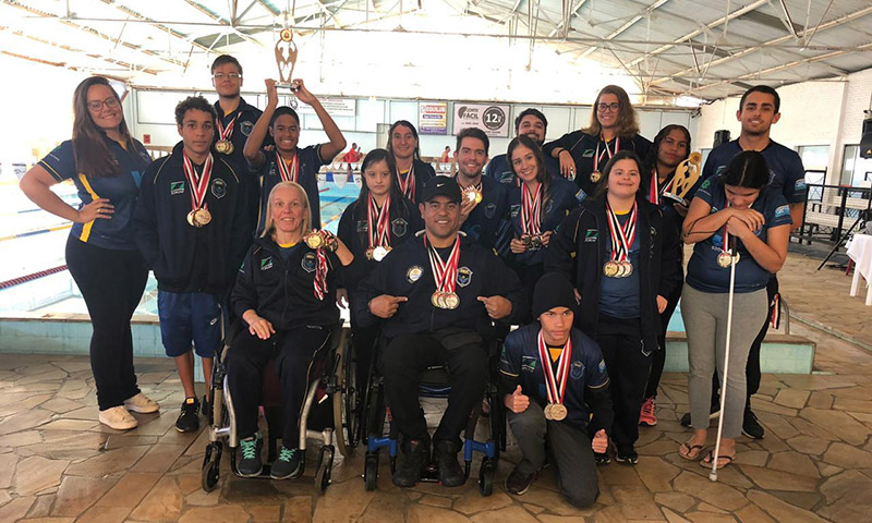 Equipe da natao paralmpica da ABDA