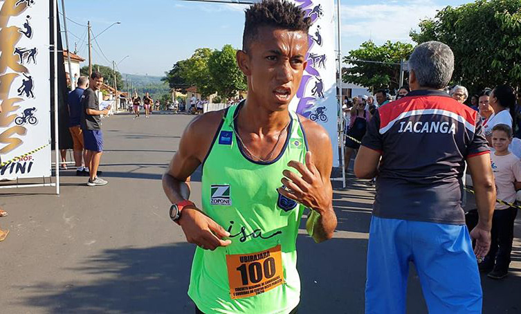 Atleta da ABDA  campeo geral dos 5km em Cabrlia Paulista