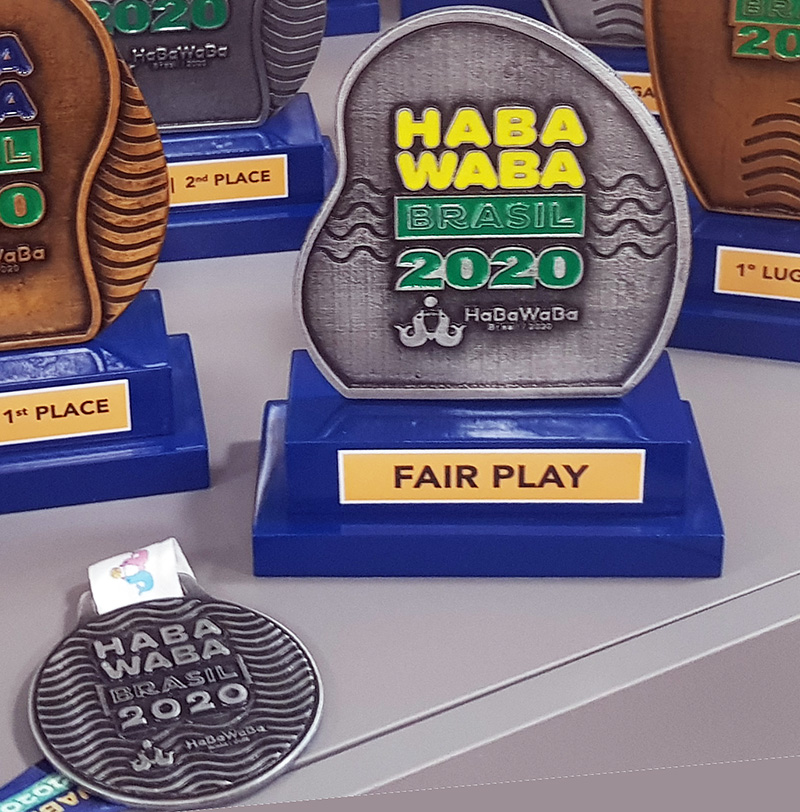 Trofu Fair Play para equipe que se destacar no "jogo limpo" e medalha de participao que ser entregue a todos os atletas