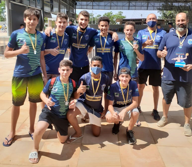 Time campeo da Copa Unio Sub-14 misto