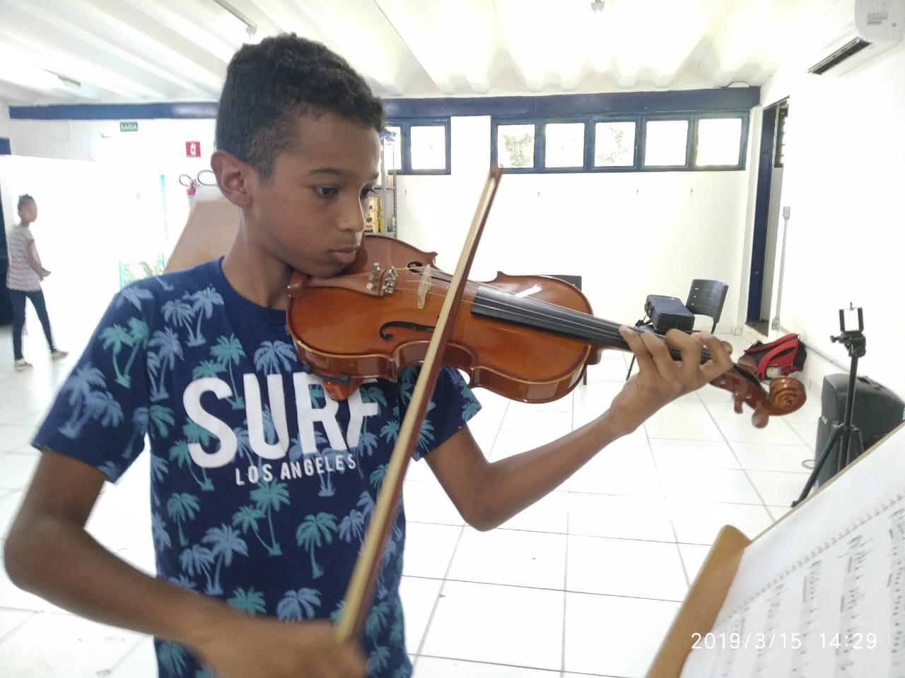 Audio de violino - maro de 2019