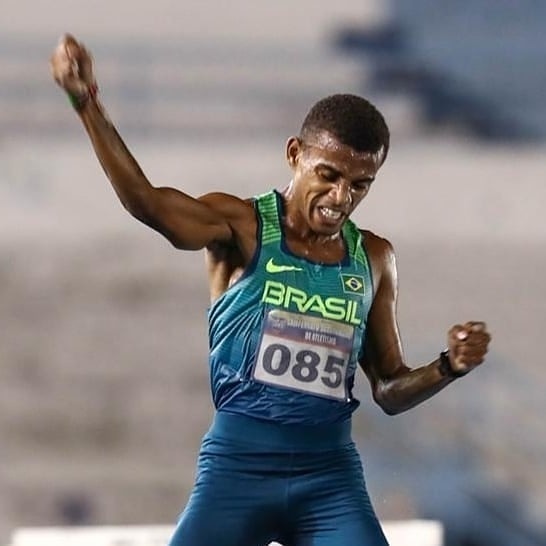 Daniel Nascimento  campeo sul-americano dos 10.000 metros