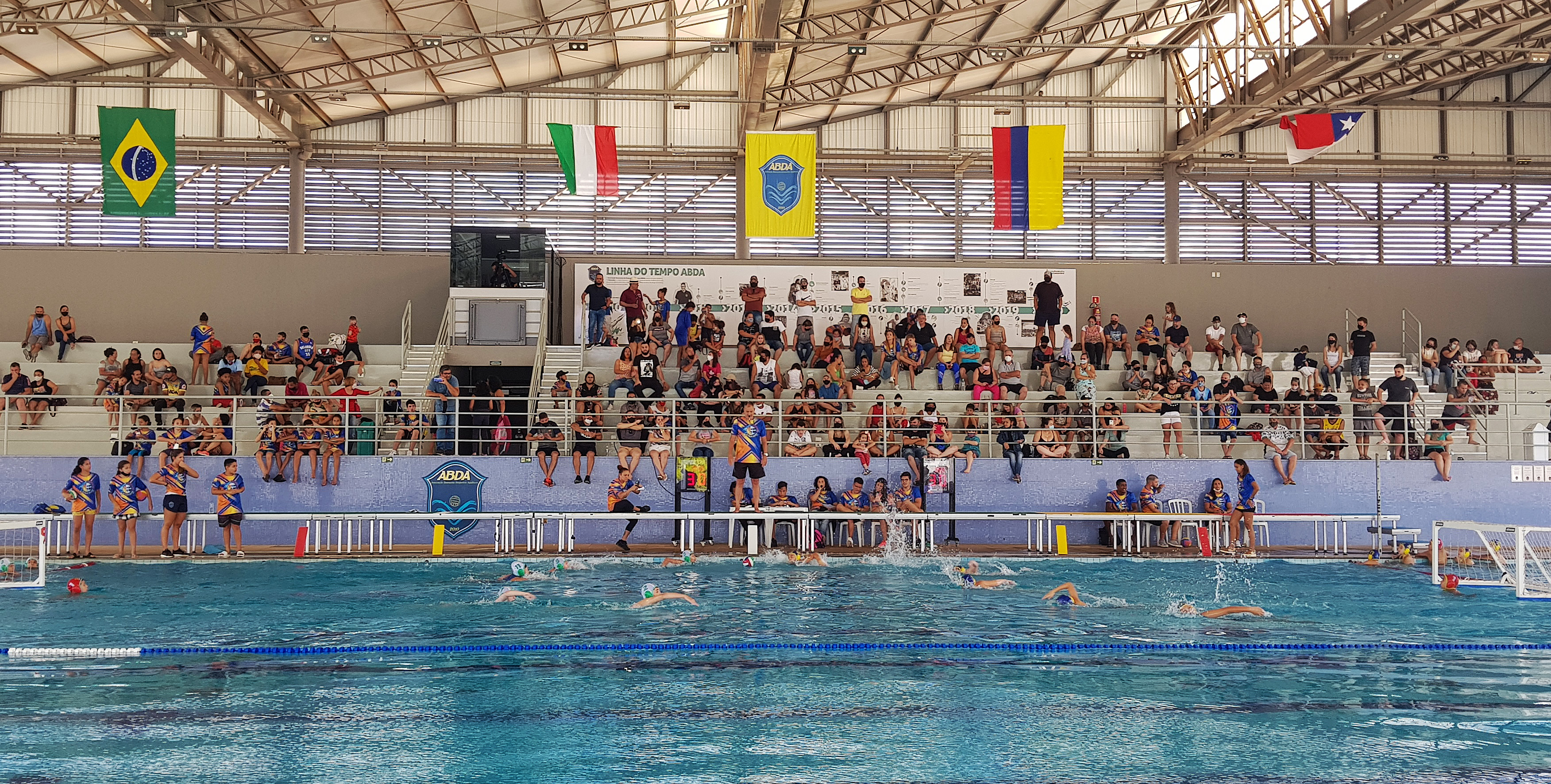 ABDA realiza 3 Festival Attila Sudar Sub-10 de polo aqutico