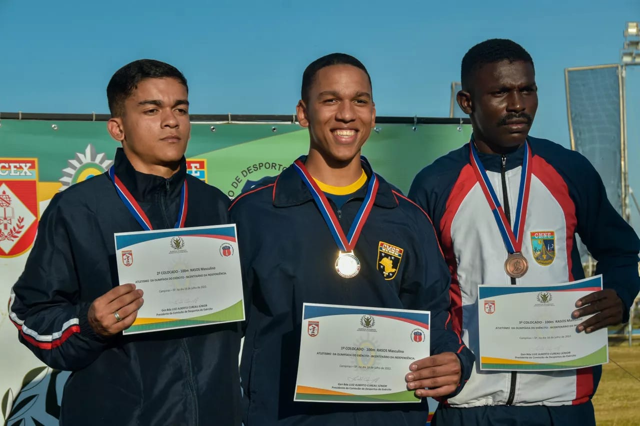 Diogo Pereira conquista medalha de ouro nas Olimpadas do Exrcito