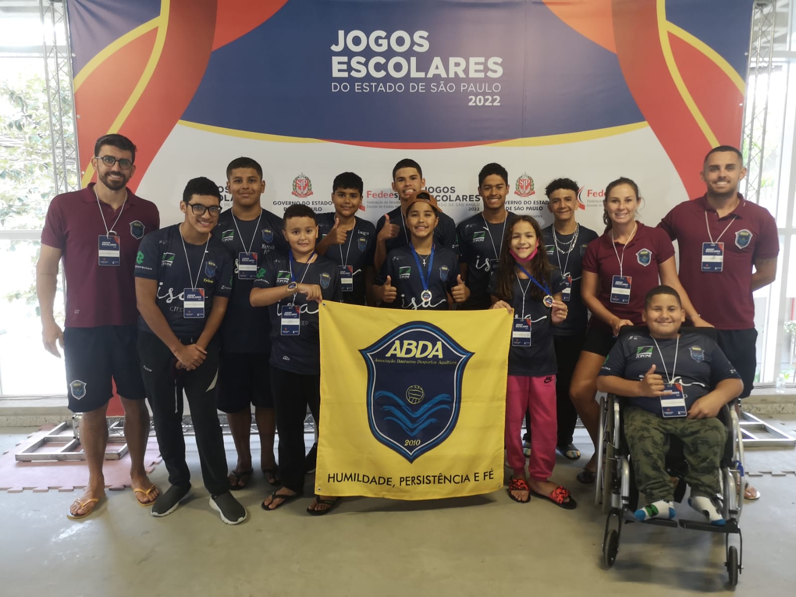 ABDA tem 7 atletas e tcnica da paranatao convocados para Jogos Escolares