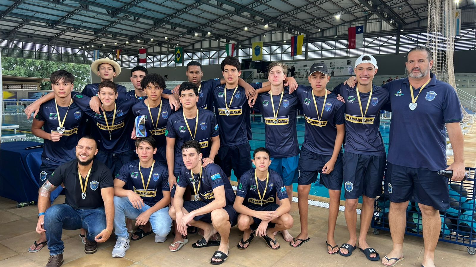 ABDA  campe do 1 Torneio Internacional Sub-16 masculino de polo aqutico