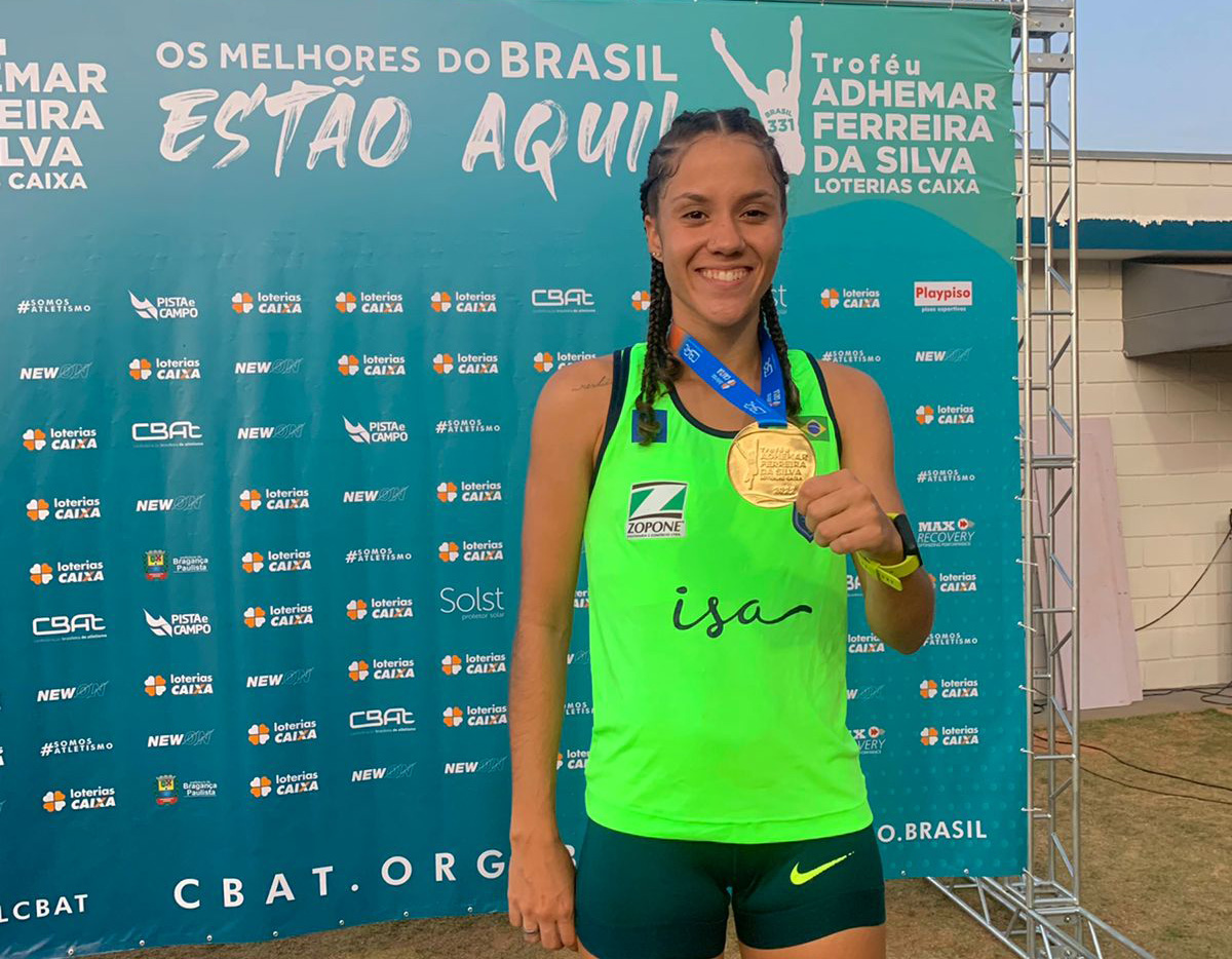 Atleta da ABDA conquista ouro nos 3.000 metros com obstculos