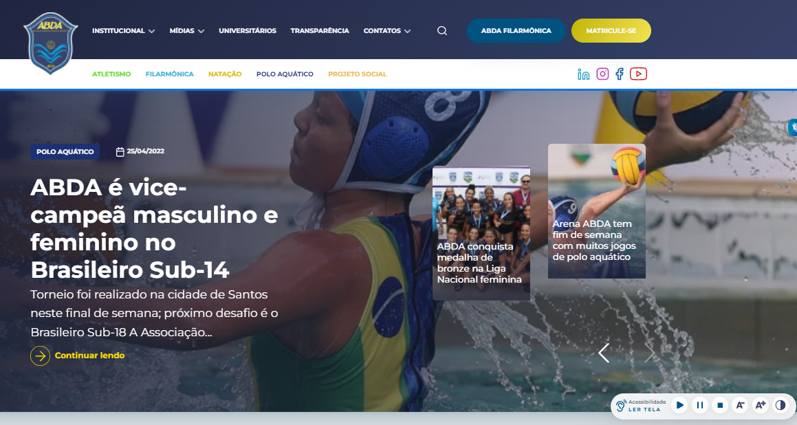 ABDA lana novo site, muito mais dinmico