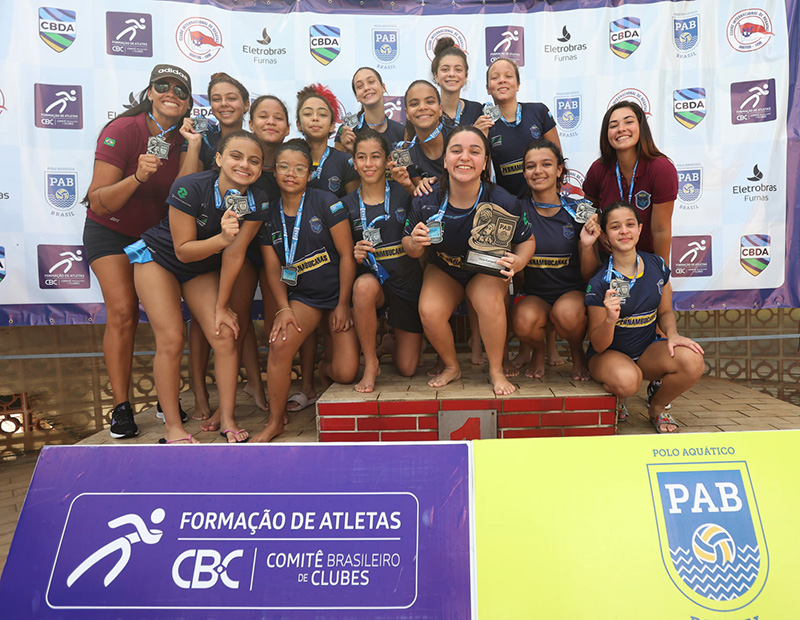 Time feminino ABDA, vice-campeo Brasileiro Sub-14 - crdito: Luiza Moraes-PAB