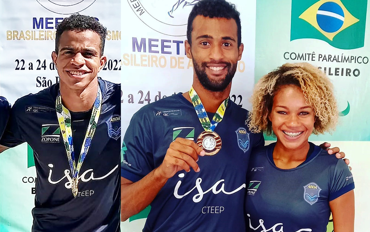 Atletismo paralmpico da ABDA inicia temporada com dois ouros e um bronze