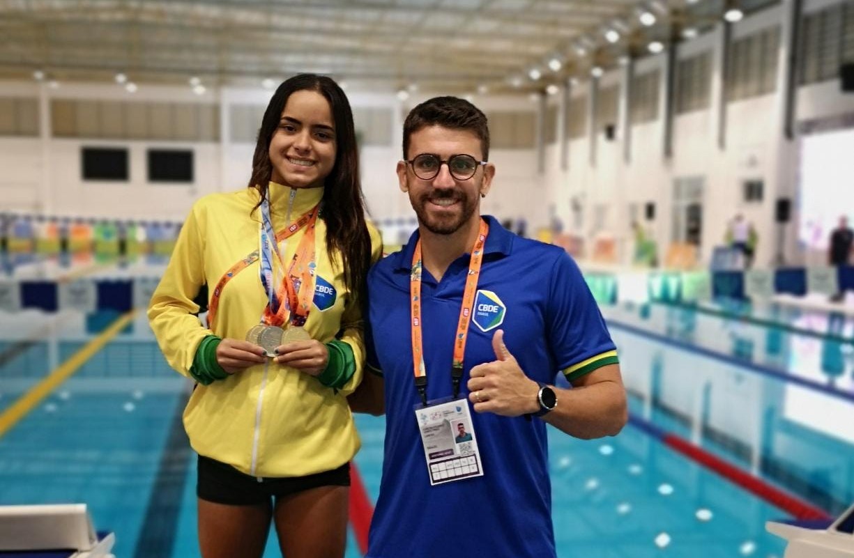 Paranatação da ABDA conquista 3 medalhas para o Brasil no Mundial Escolar Sub-15