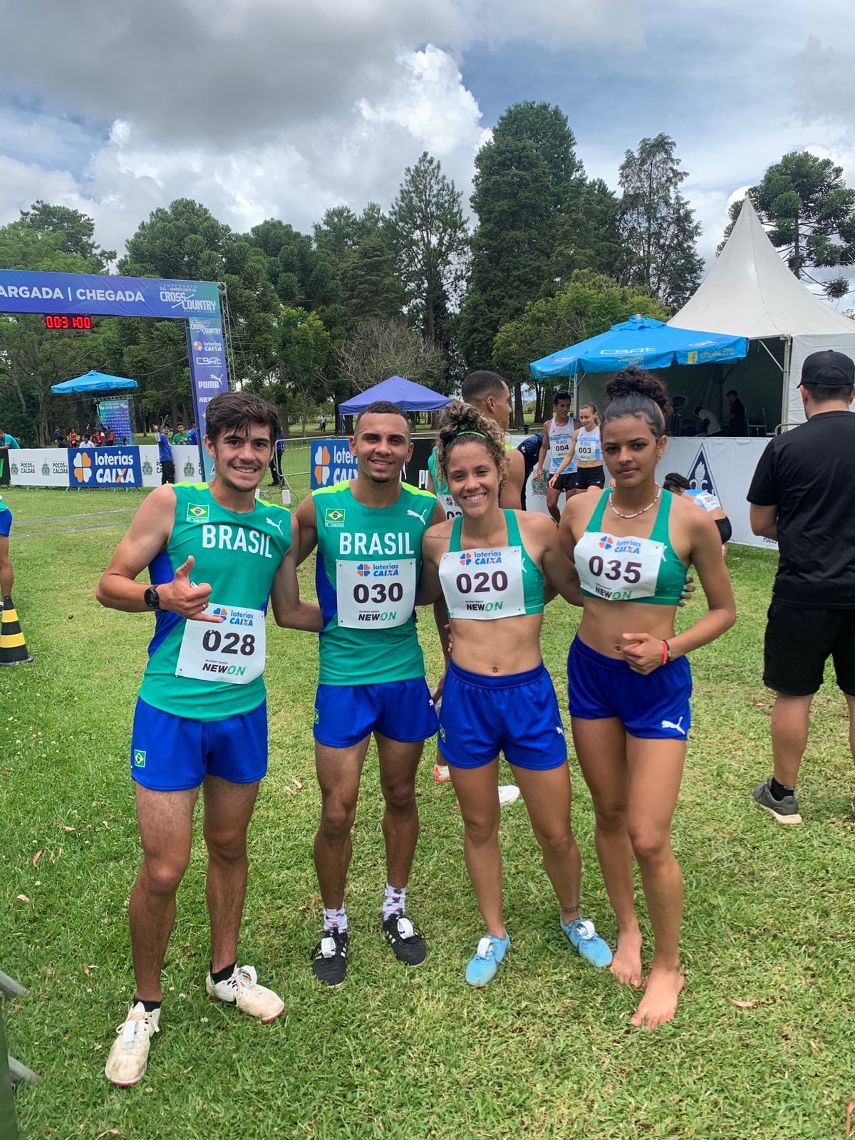 Letcia Belo conquista prata no revezamento misto no Sul-Americano de Cross Country