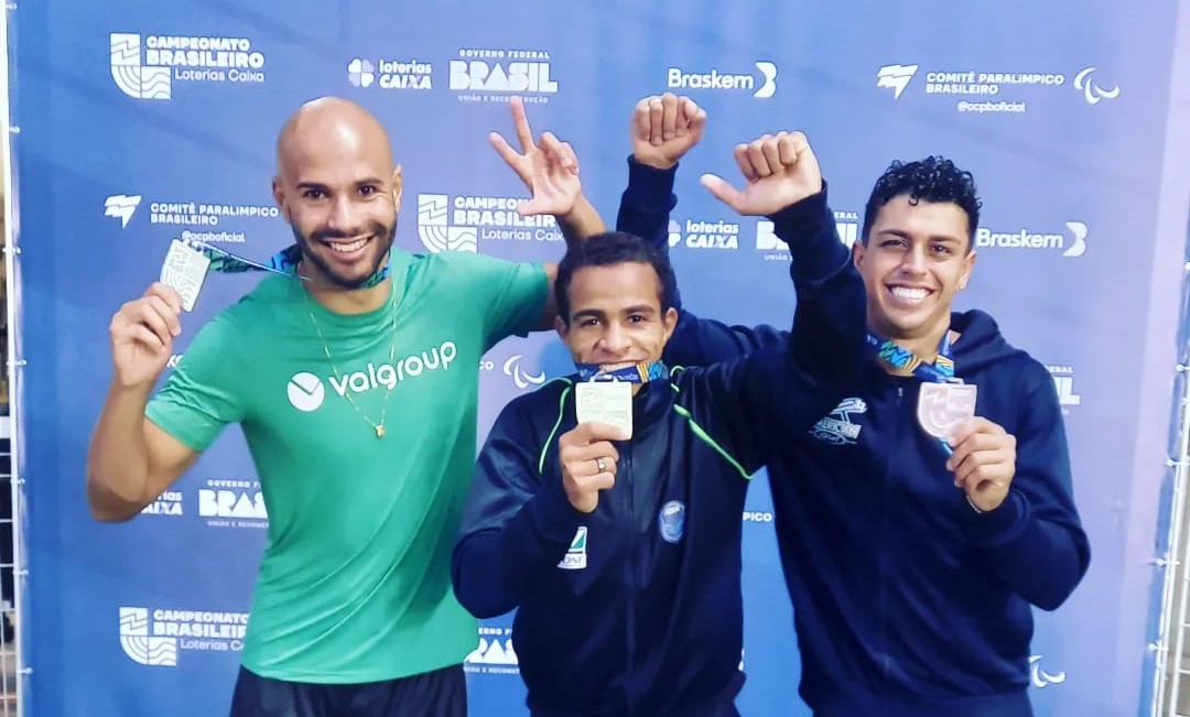 Atleta da ABDA atletismo  campeo brasileiro paralmpico no salto em distncia