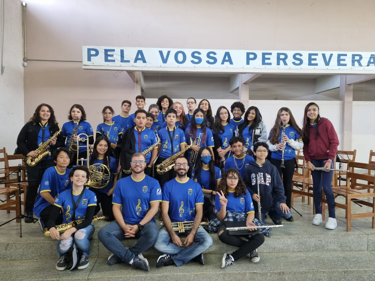 Com trs anos, Banda Filarmnica ABDA j tem 30 integrantes