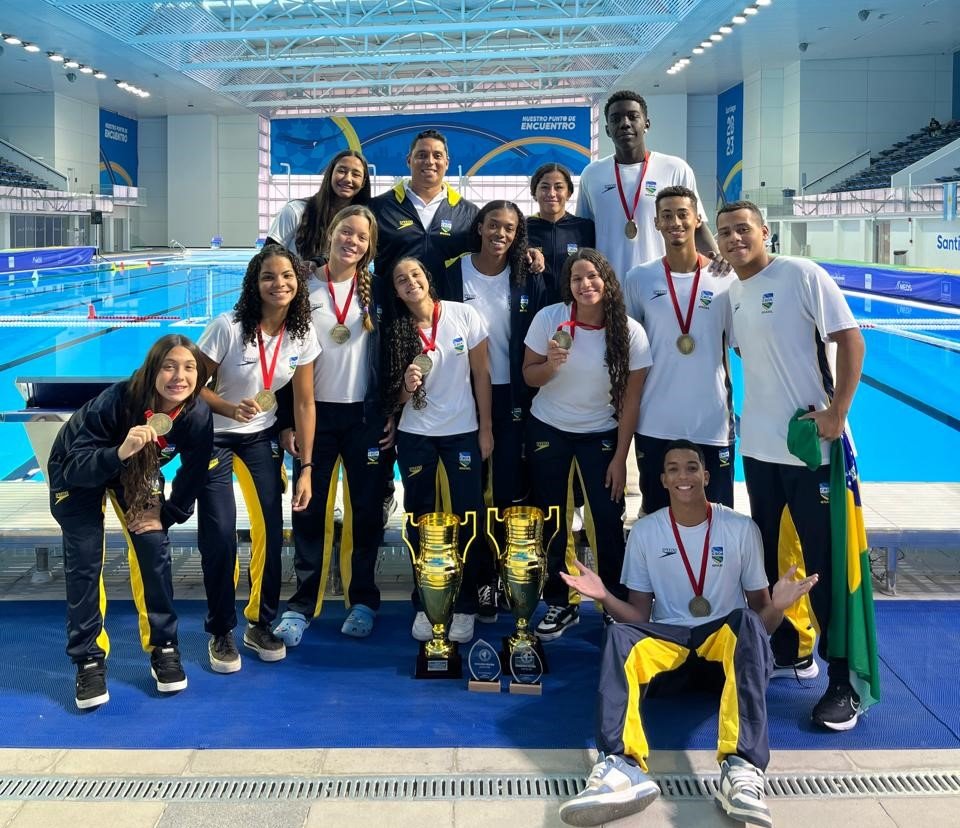 Com 13 da ABDA na delegao, Brasil  campeo sul-americano sub-16 de polo aqutico