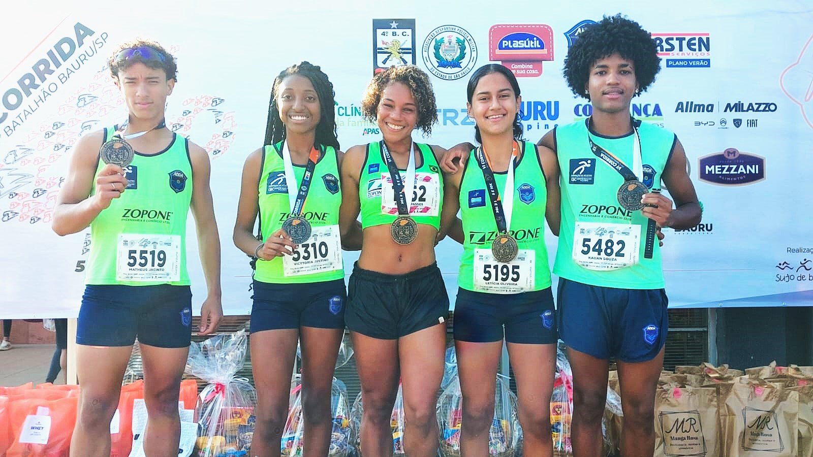 Atletas da ABDA conquistam pdios na VI Corrida do 4 Batalho