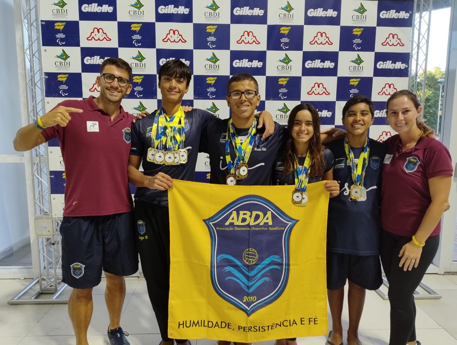 ABDA  4 melhor equipe no Campeonato Brasileiro Intelectual de Natao