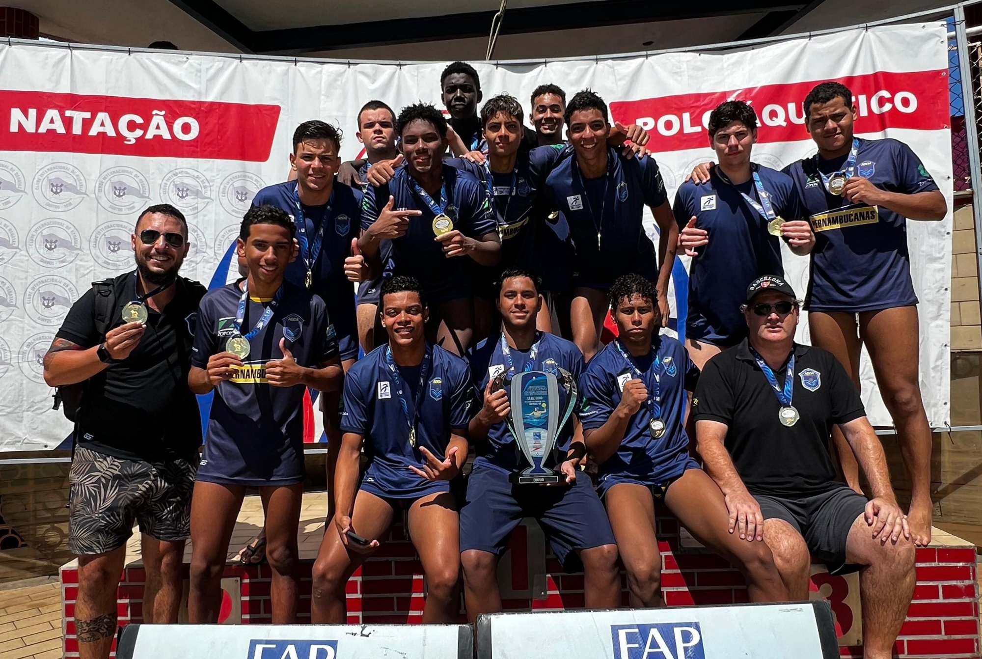 ABDA  campe da srie ouro do Paulista Sub-16 masculino de polo aqutico