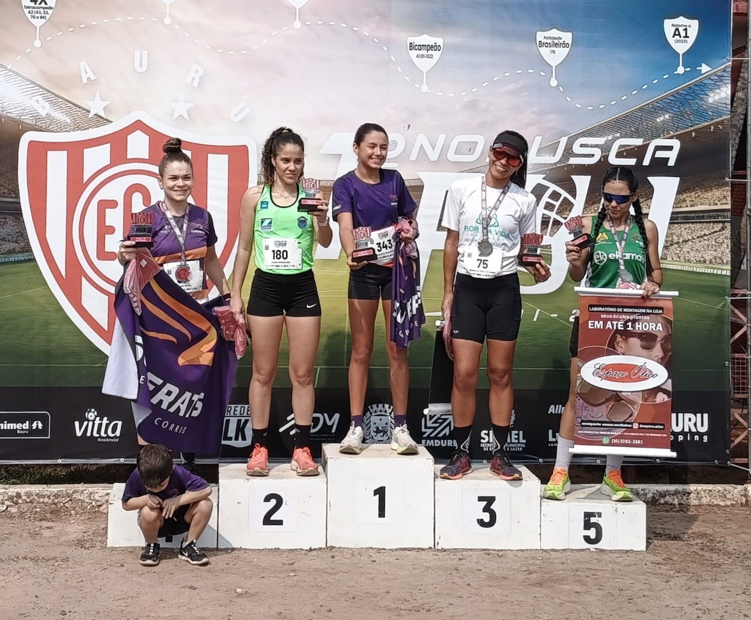 Atleta da ABDA Atletismo  vice-campe dos 5km na 1 Norusca Run