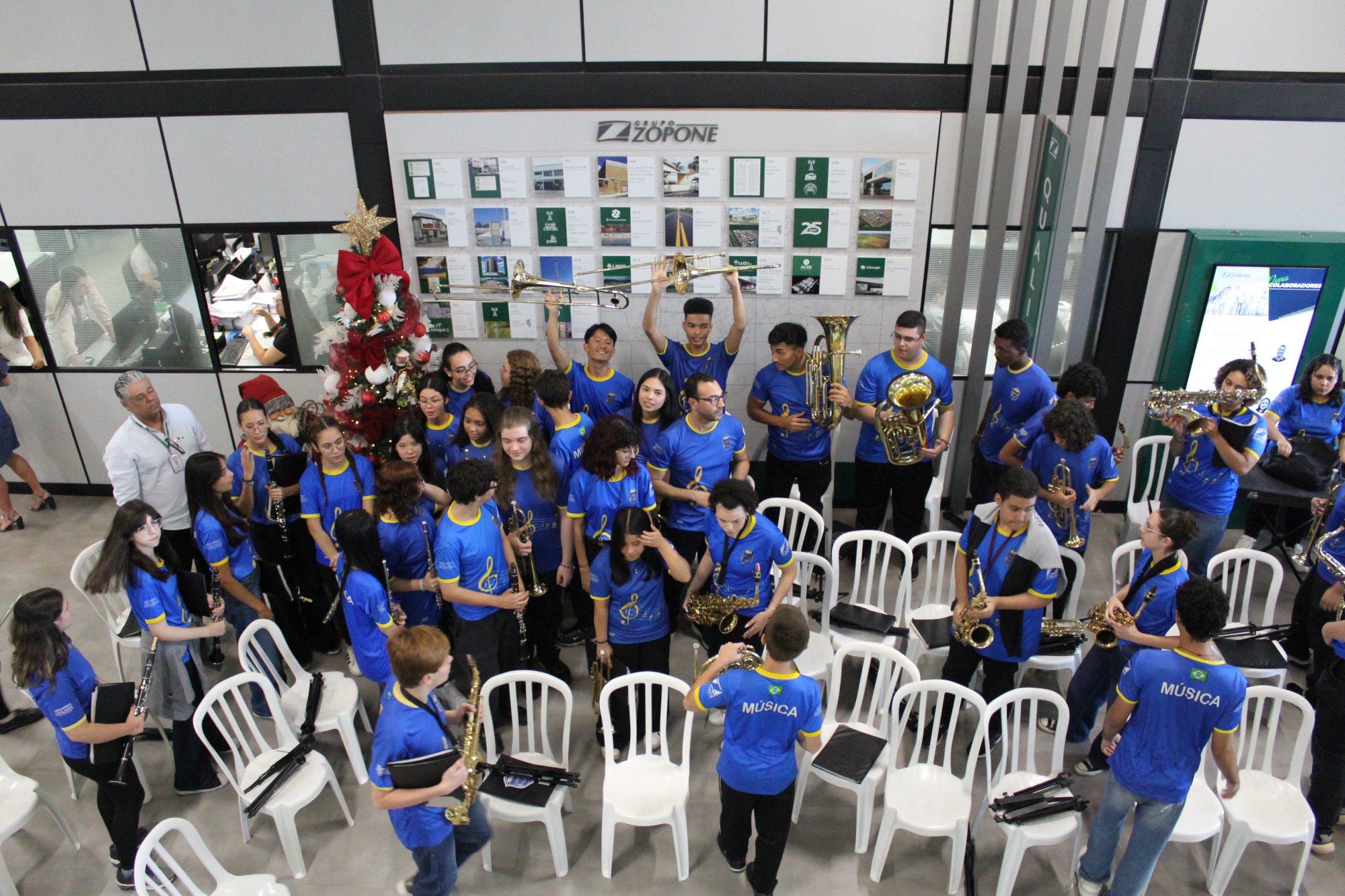 Apresenta��o Banda ABDA Filarm�nica na Zopone Engenharia - 25/11/2025