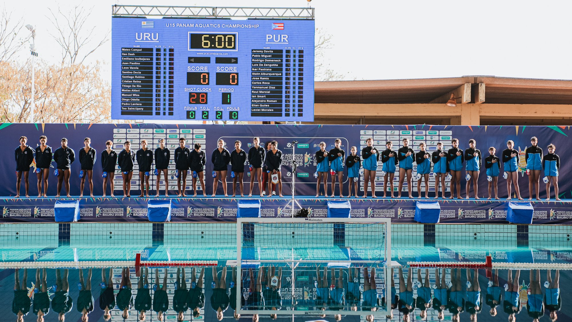 Campeonato Pan-Americano Sub-15 de polo aqutico - segundo dia 02/09/2025